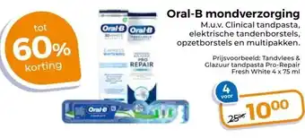 Trekpleister Oral-B mondverzorging aanbieding