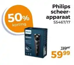 Trekpleister Philips scheer- apparaat S5467/17 aanbieding