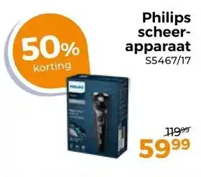 Trekpleister Philips scheer- apparaat S5467/17 aanbieding