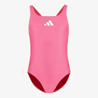 Scapino Adidas C-Back meisjes badpak roze wit aanbieding