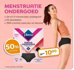Trekpleister MENSTRUATIE ONDERGOED aanbieding
