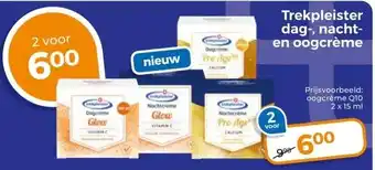 Trekpleister Trekpleister dag-, nacht- en oogcrème aanbieding