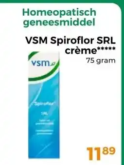 Trekpleister VSM Spiroflor SRL crème***** aanbieding