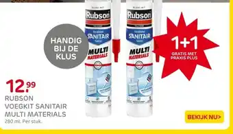 Praxis RUBSON VOEGKIT SANITAIR MULTI MATERIALS aanbieding