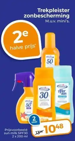 Trekpleister Trekpleister zonbescherming aanbieding