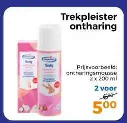 Trekpleister Trekpleister ontharing aanbieding