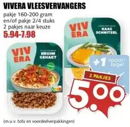 MCD Supermarkt VIVERA VLEESVERVANGERS aanbieding