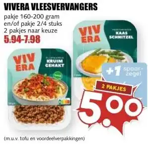 MCD Supermarkt VIVERA VLEESVERVANGERS aanbieding