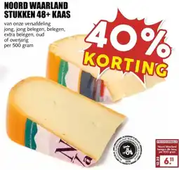 MCD Supermarkt NOORD WAARLAND STUKKEN 48+ KAAS aanbieding