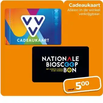 Trekpleister Cadeaukaart aanbieding