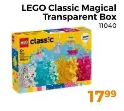 Trekpleister LEGO Classic Magical Transparent Box aanbieding