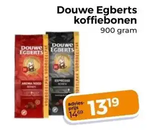 Trekpleister Douwe Egberts koffiebonen aanbieding