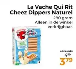 Trekpleister La Vache Qui Rit Cheez Dippers Naturel aanbieding