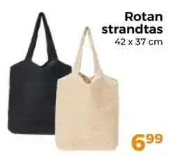Trekpleister Rotan strandtas aanbieding