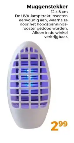 Trekpleister Muggenstekker aanbieding