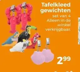 Trekpleister Tafelkleed gewichten aanbieding