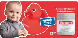 Trekpleister Keuze uit Sudocrem 250 en 400 gram. aanbieding