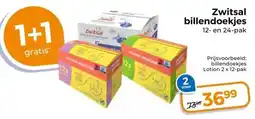 Trekpleister Zwitsal billendoekjes aanbieding