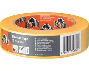 Hornbach ROXOLID Schilderstape Fine Line tape gold 30 mm x 50 m aanbieding