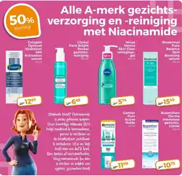 Trekpleister Alle A-merk gezichtsverzorging en -reiniging met Niacinamide aanbieding