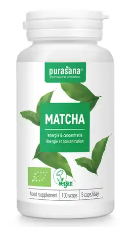 De Online Drogist Purasana Matcha Capsules aanbieding