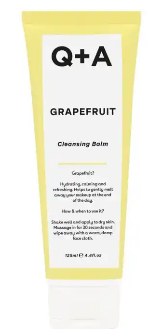De Online Drogist Q+A Cleansing Balm Grapefruit aanbieding