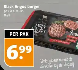 Poiesz Black Angus burger aanbieding