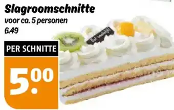 Poiesz Slagroomschnitte aanbieding