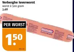 Poiesz Verberghe leverworst aanbieding