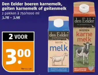 Poiesz Den Eelder boeren karnemelk, geiten karnemelk of geitenmelk aanbieding