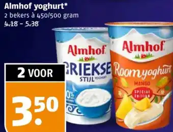 Poiesz Almhof yoghurt aanbieding
