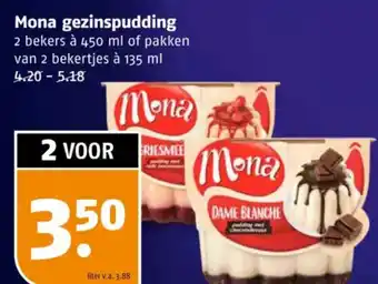 Poiesz Mona gezinspudding aanbieding