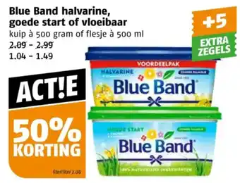 Poiesz Blue Band halvarine, goede start of vloeibaar aanbieding