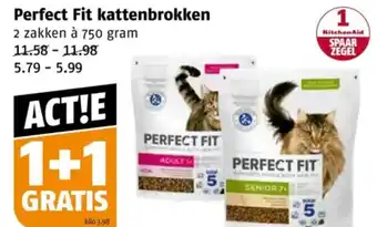 Poiesz Perfect Fit kattenbrokken aanbieding