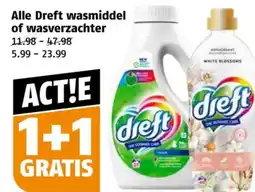 Poiesz Alle Dreft wasmiddel of wasverzachter aanbieding