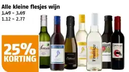 Poiesz Alle kleine flesjes wijn aanbieding