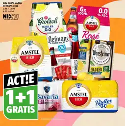 Poiesz Alle 0.0% radler of 0.0% rosé aanbieding