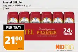 Poiesz Amstel blikbier aanbieding