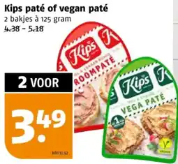 Poiesz Kips paté of vegan paté aanbieding