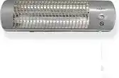 Bol.com Nedis Badkamer verwarming - 1200 W - 2 Verwarmingsmodi - X4 - Grijs aanbieding