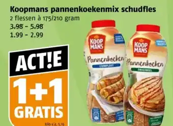 Poiesz Koopmans pannenkoekenmix schudfles aanbieding