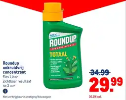 Makro Roundup onkruidvrij concentraat aanbieding