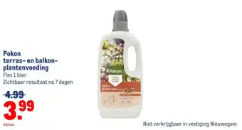 Makro Pokon terras en balkon plantenvoeding aanbieding