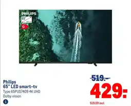 Makro Philips 65" LED smart tv aanbieding