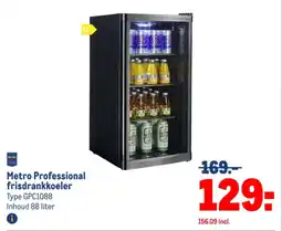 Makro Metro Professional frisdrankkoeler aanbieding