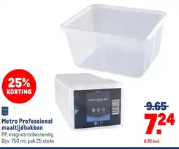 Makro Metro Professional maaltijdbakken aanbieding