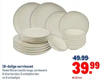 Makro 18-delige serviesset aanbieding
