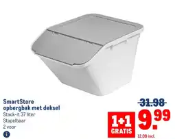 Makro SmartStore opbergbak met deksel aanbieding