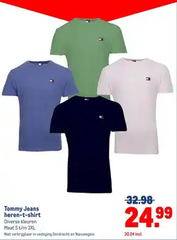 Makro Tommy Jeans heren-t-shirt aanbieding