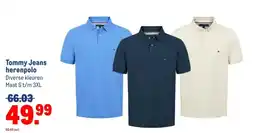 Makro Tommy Jeans herenpolo aanbieding